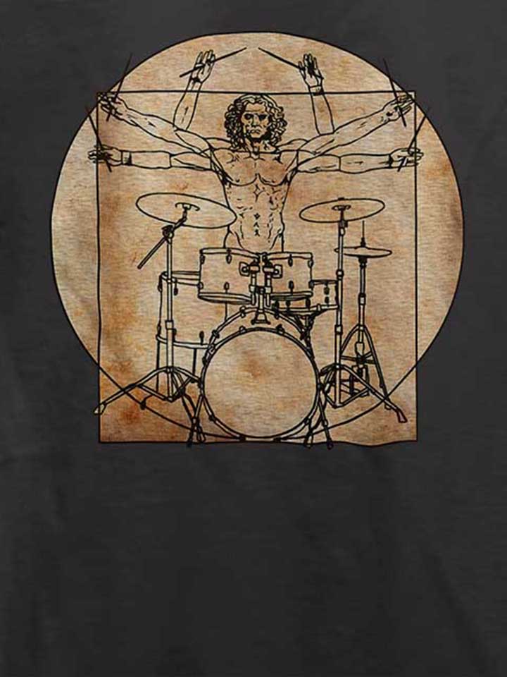 da-vinci-drummer-t-shirt dunkelgrau 4