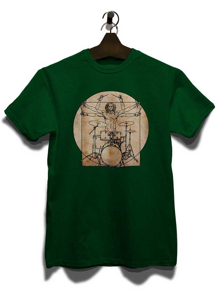 da-vinci-drummer-t-shirt dunkelgruen 3