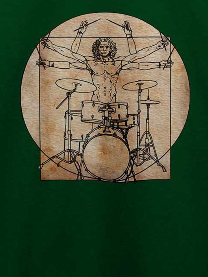 da-vinci-drummer-t-shirt dunkelgruen 4