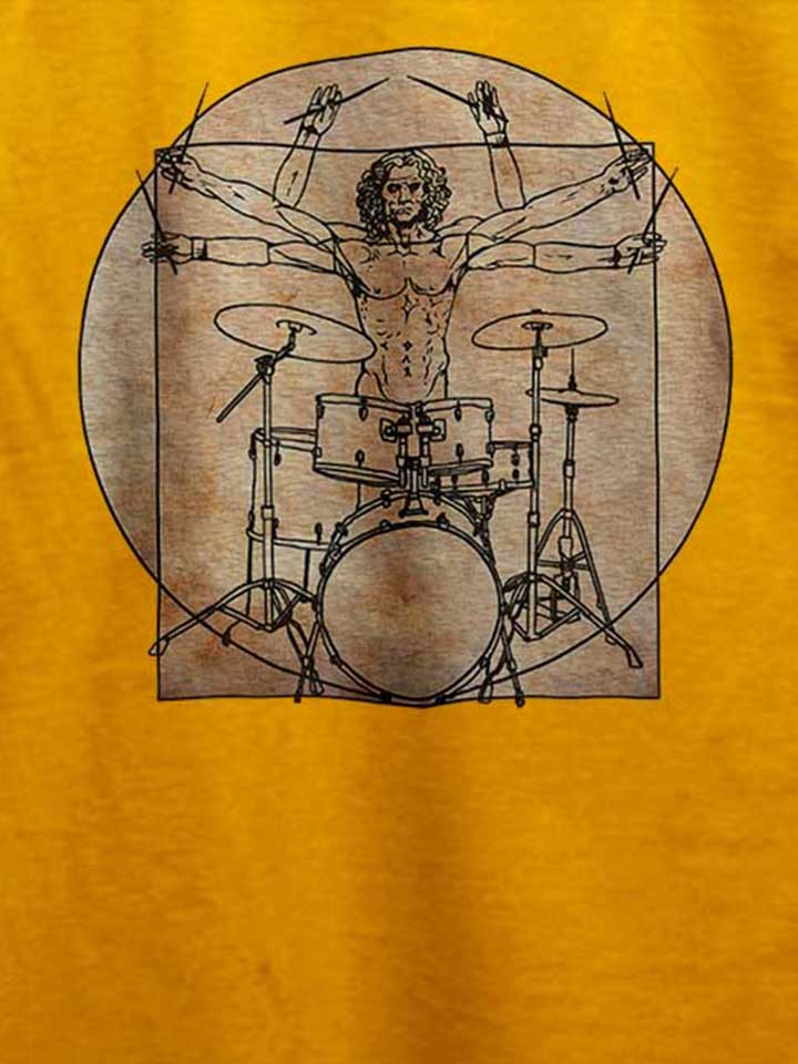 da-vinci-drummer-t-shirt gelb 4