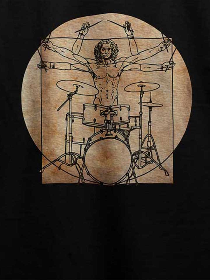 da-vinci-drummer-t-shirt schwarz 4