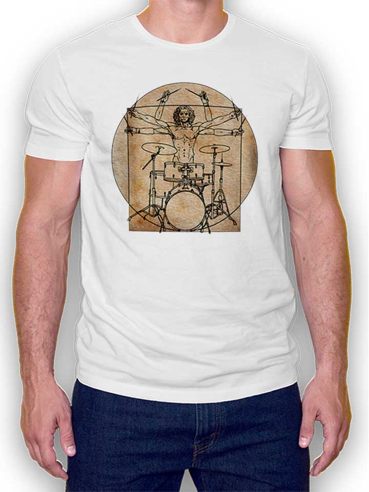 Da Vinci Drummer T-Shirt blanc L