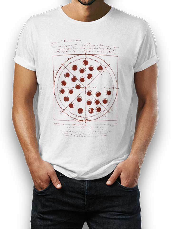 Da Vinci Pizza T-Shirt bianco L