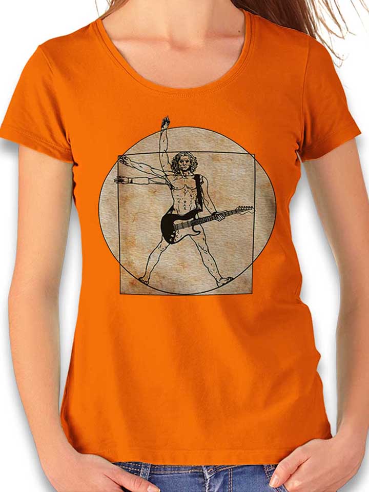 da-vinci-rocks-damen-t-shirt orange 1