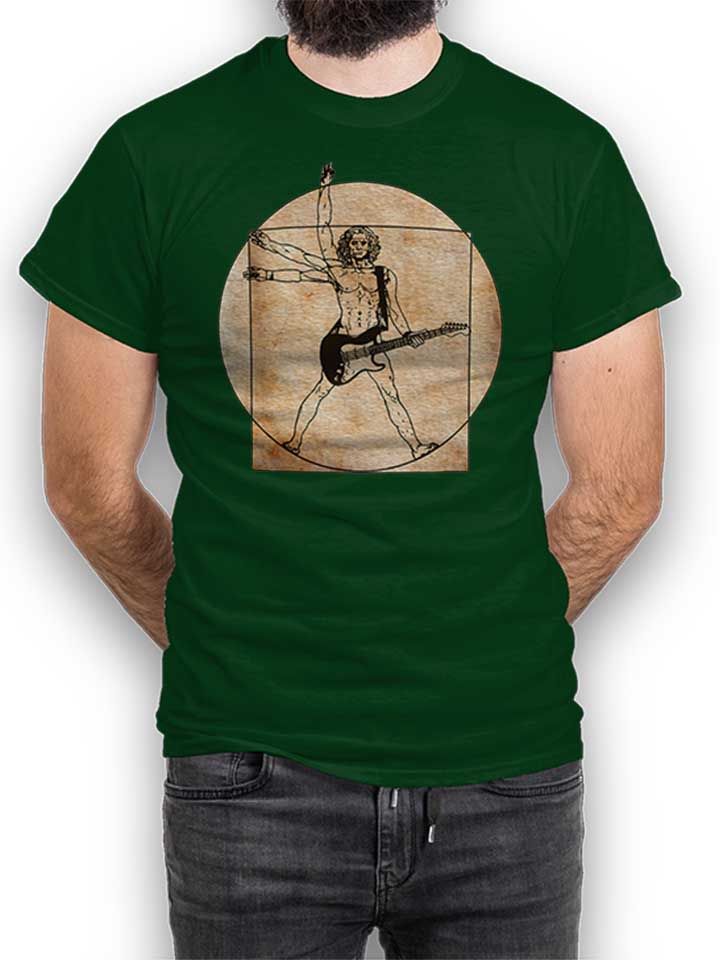 Da Vinci Rocks T-Shirt dark-green L