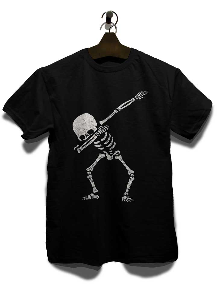 dabbing-skeleton-t-shirt schwarz 3
