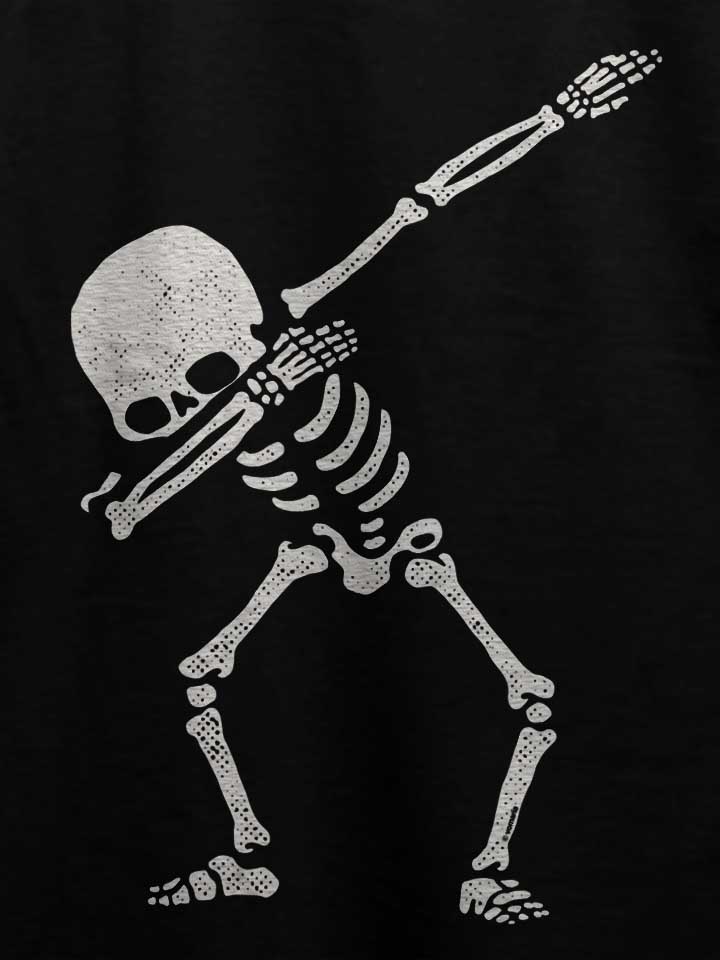 dabbing-skeleton-t-shirt schwarz 4