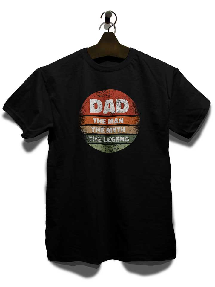 dad-man-myth-legend-t-shirt schwarz 3