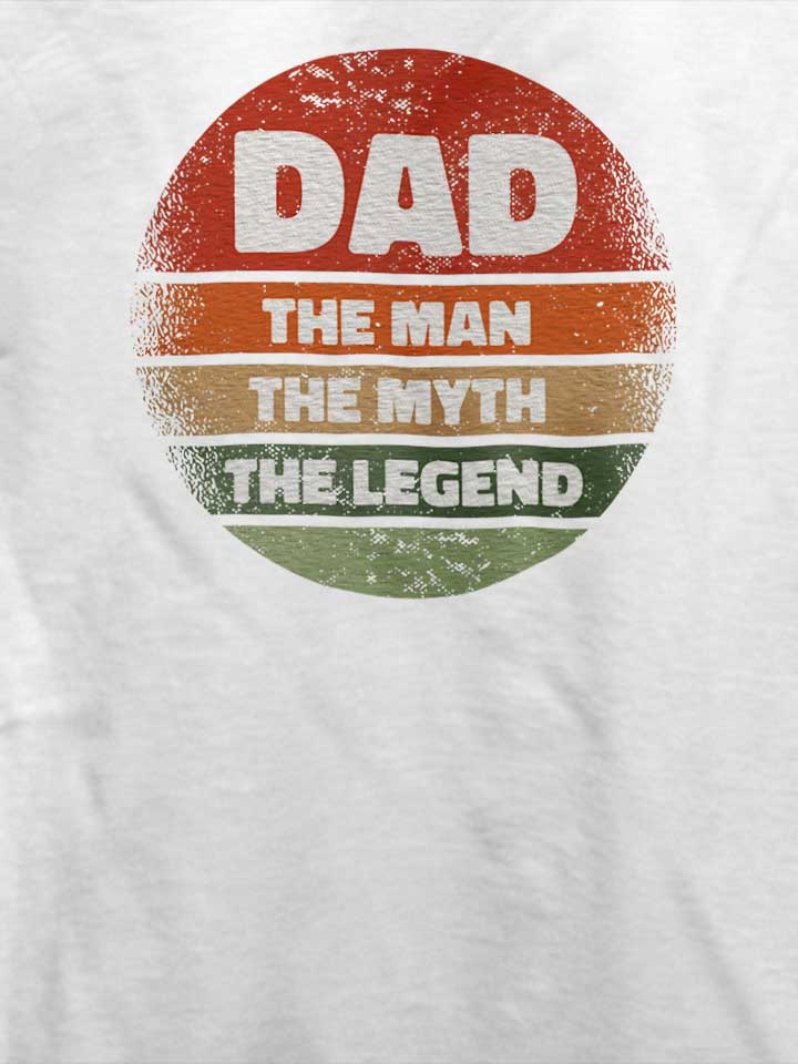 dad-man-myth-legend-t-shirt weiss 4