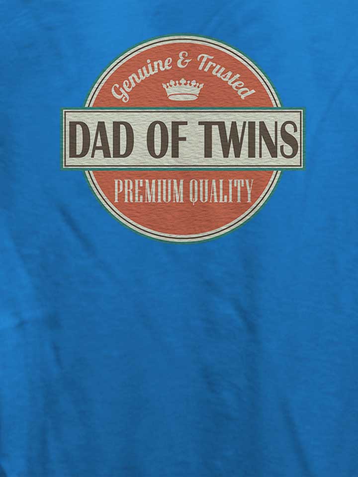 dad-of-twins-damen-t-shirt royal 4