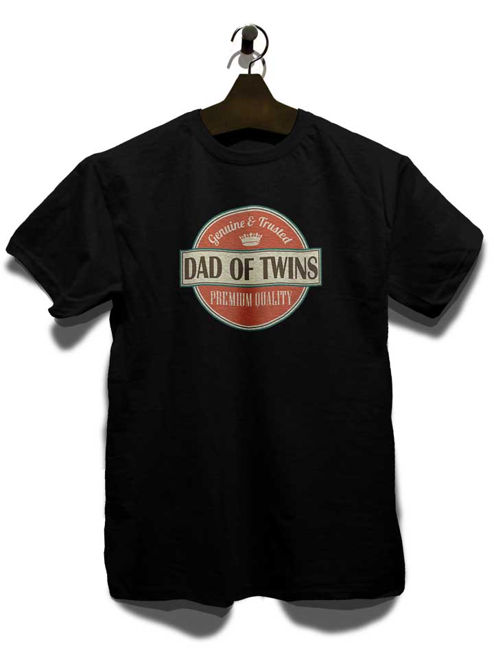 dad-of-twins-t-shirt schwarz 3