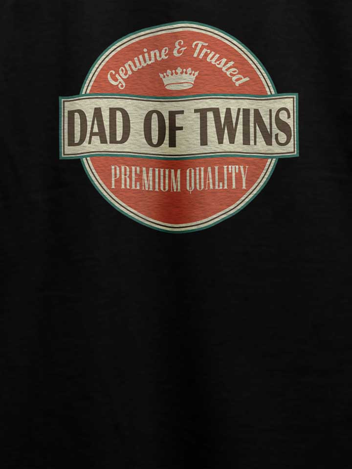 dad-of-twins-t-shirt schwarz 4