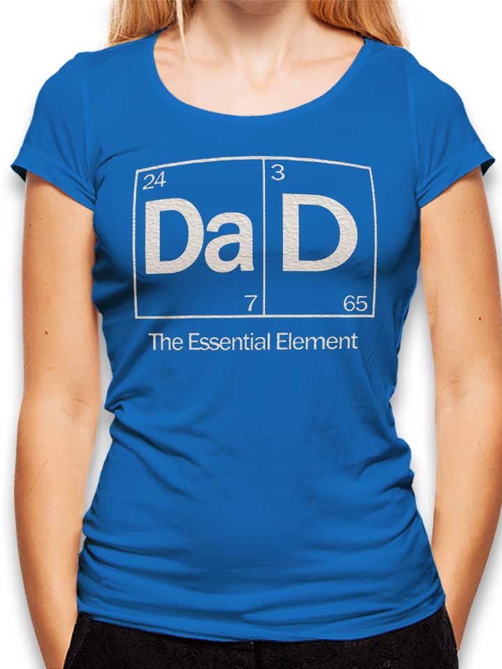 Dad The Essential Element 02 Damen T-Shirt royal L