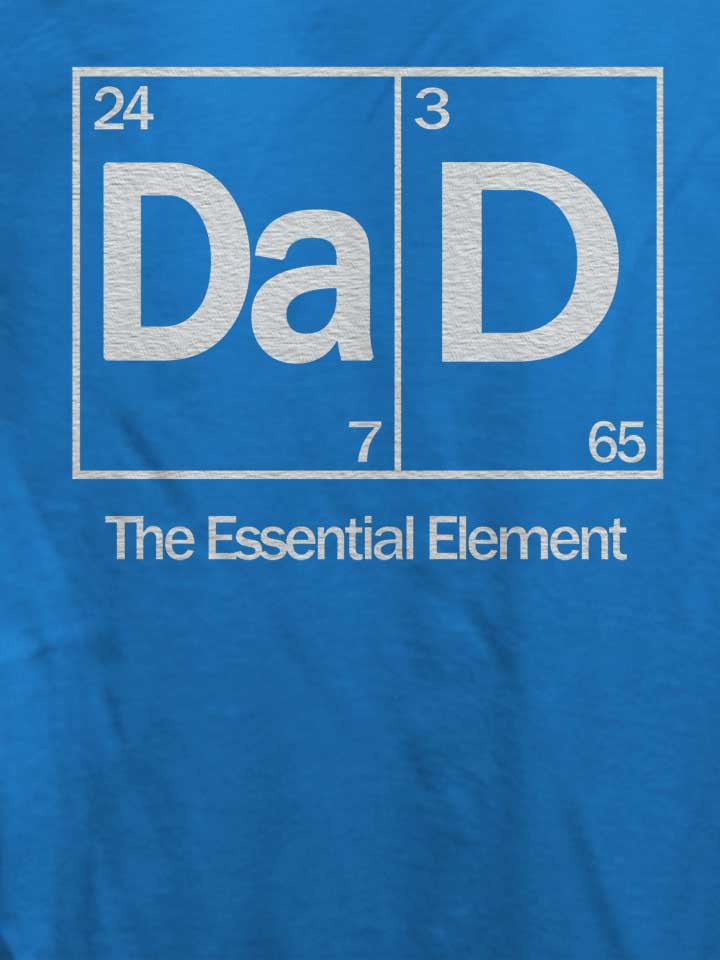 dad-the-essential-element-02-damen-t-shirt royal 4