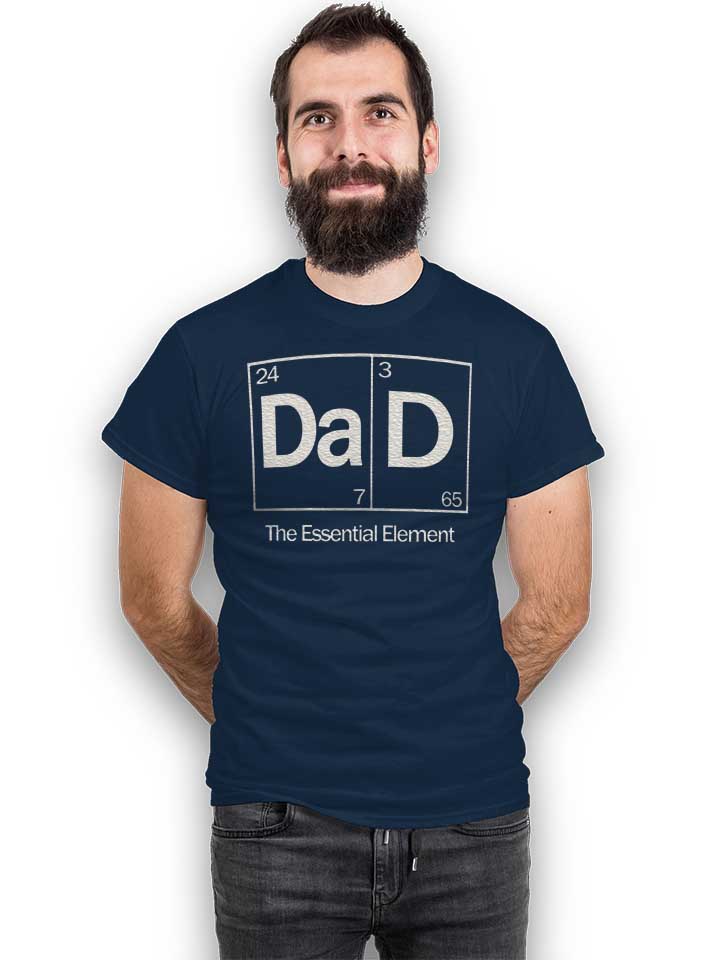 dad-the-essential-element-02-t-shirt dunkelblau 2