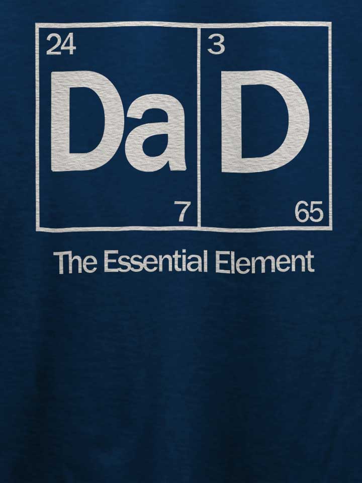 dad-the-essential-element-02-t-shirt dunkelblau 4