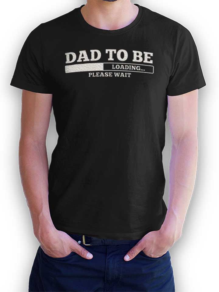dad-to-be-loading-t-shirt schwarz 1
