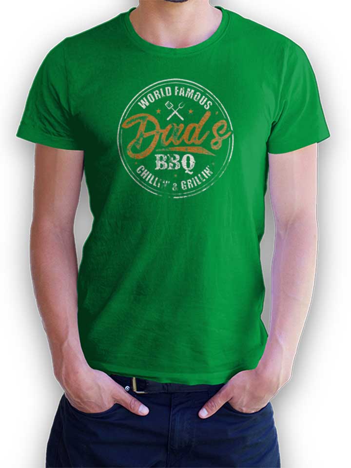 Dads Fathers Day Bbq T-Shirt verde L