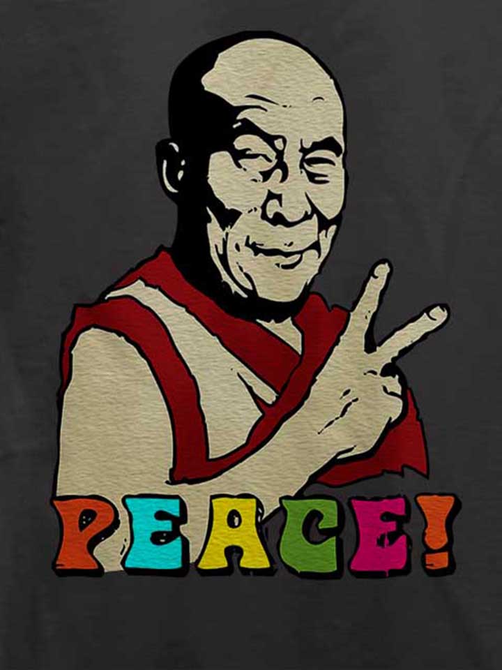 dalai-lama-peace-t-shirt dunkelgrau 4