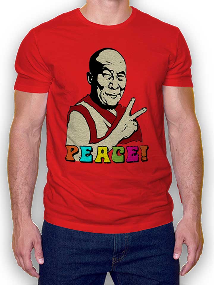 dalai-lama-peace-t-shirt rot 1