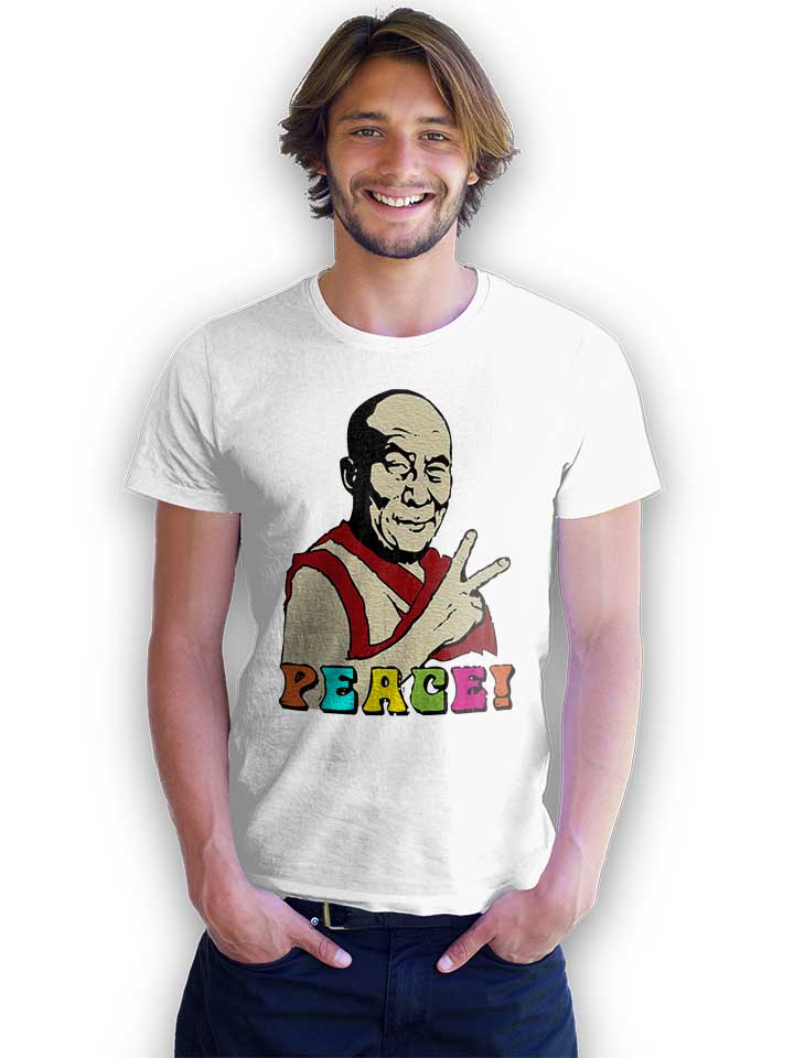 dalai-lama-peace-t-shirt weiss 2