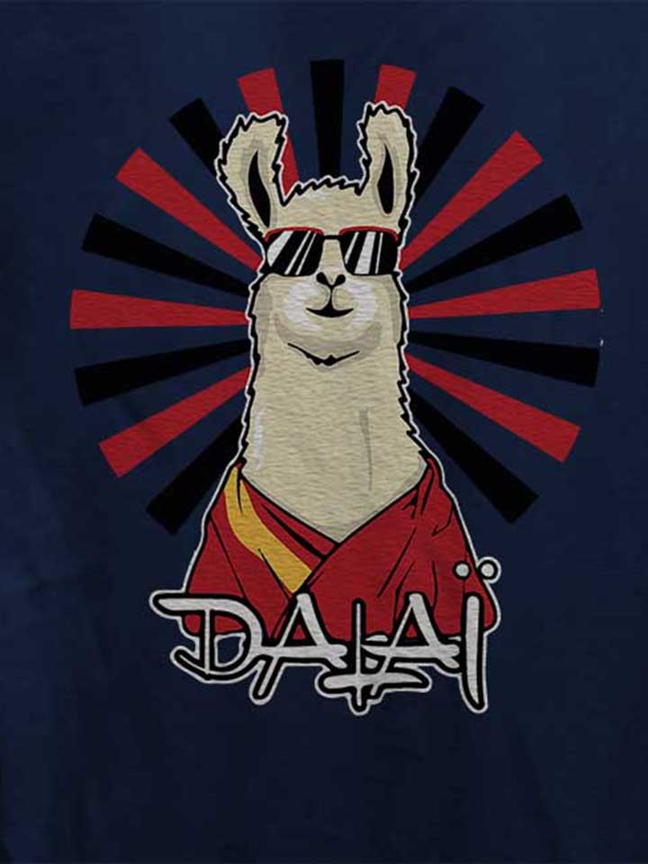 dalai-lama-damen-t-shirt dunkelblau 4
