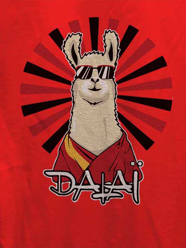 dalai-lama-damen-t-shirt rot 4