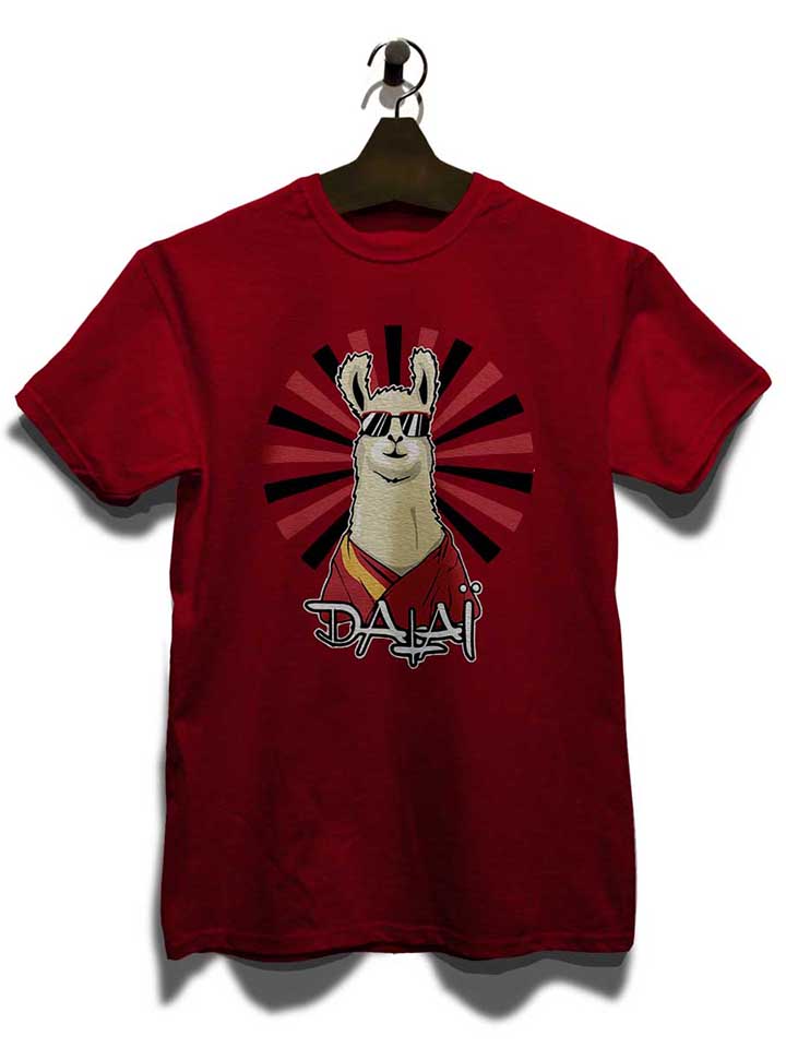 dalai-lama-t-shirt bordeaux 3