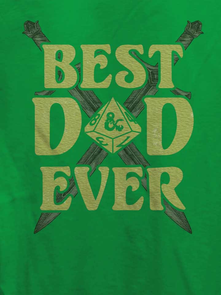 dandd-best-dad-ever-damen-t-shirt gruen 4