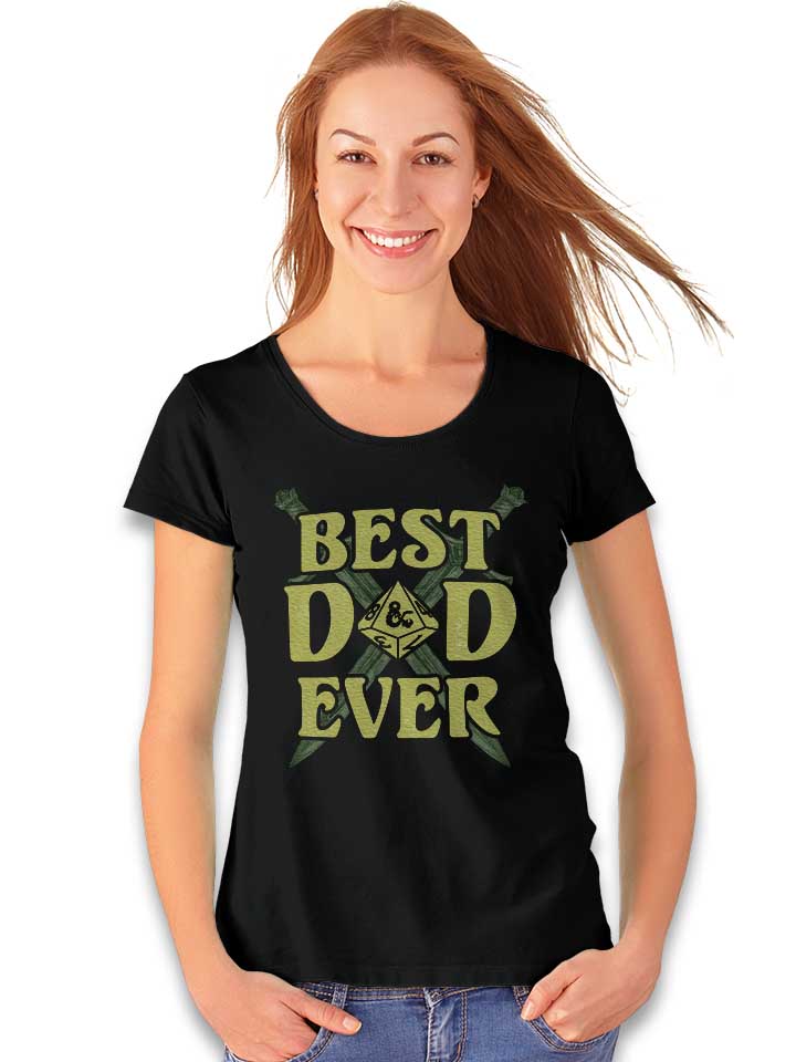 dandd-best-dad-ever-damen-t-shirt schwarz 2