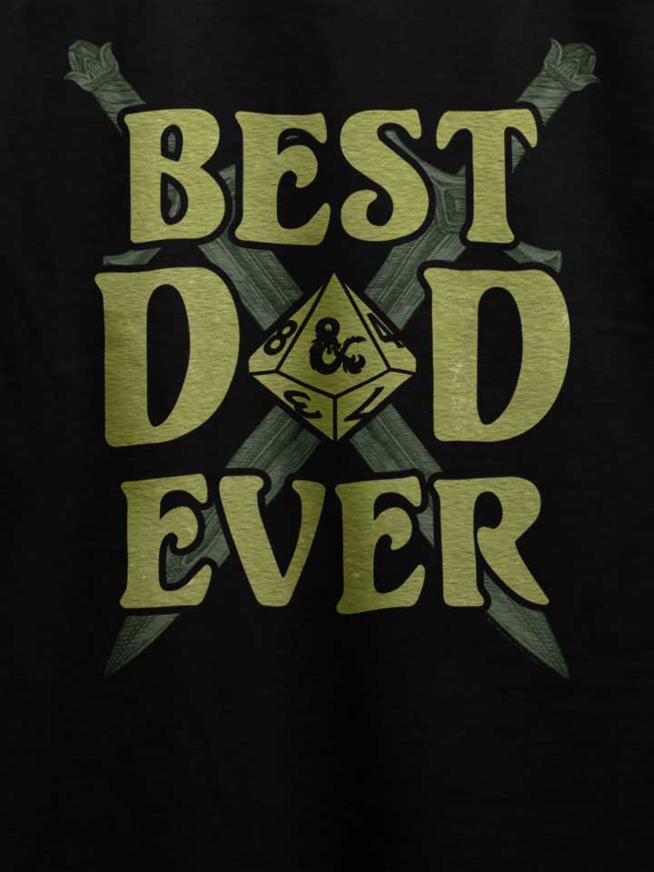 dandd-best-dad-ever-t-shirt schwarz 4