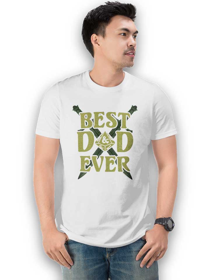 dandd-best-dad-ever-t-shirt weiss 2