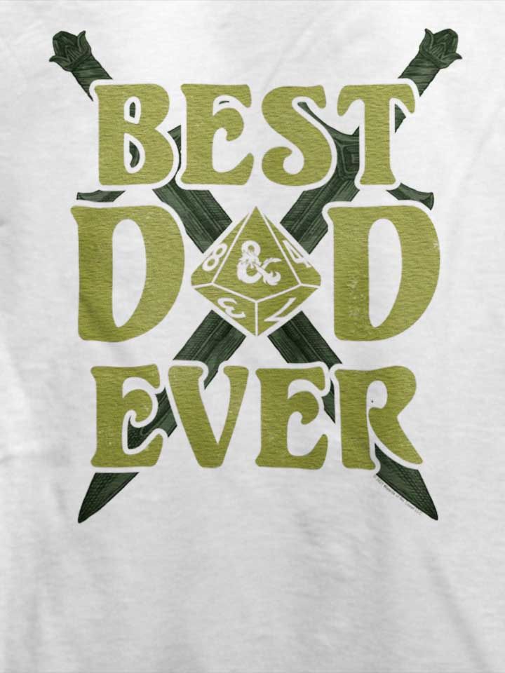 dandd-best-dad-ever-t-shirt weiss 4