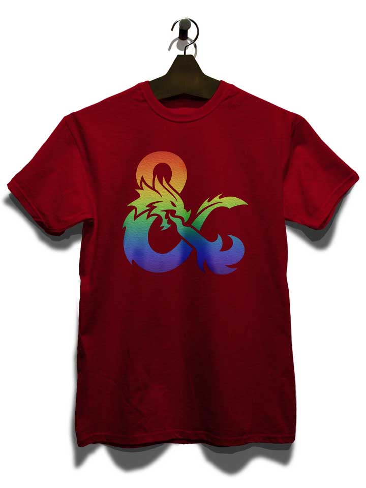 dandd-pride-gradient-logo-t-shirt bordeaux 3