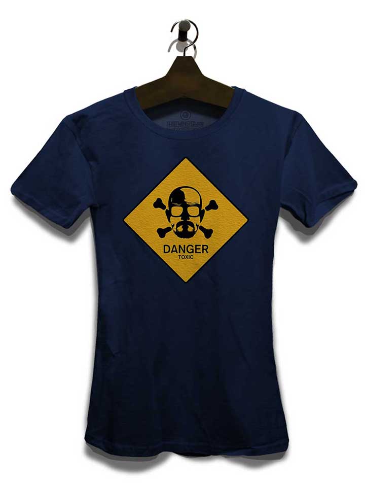 danger-toxic-damen-t-shirt dunkelblau 3