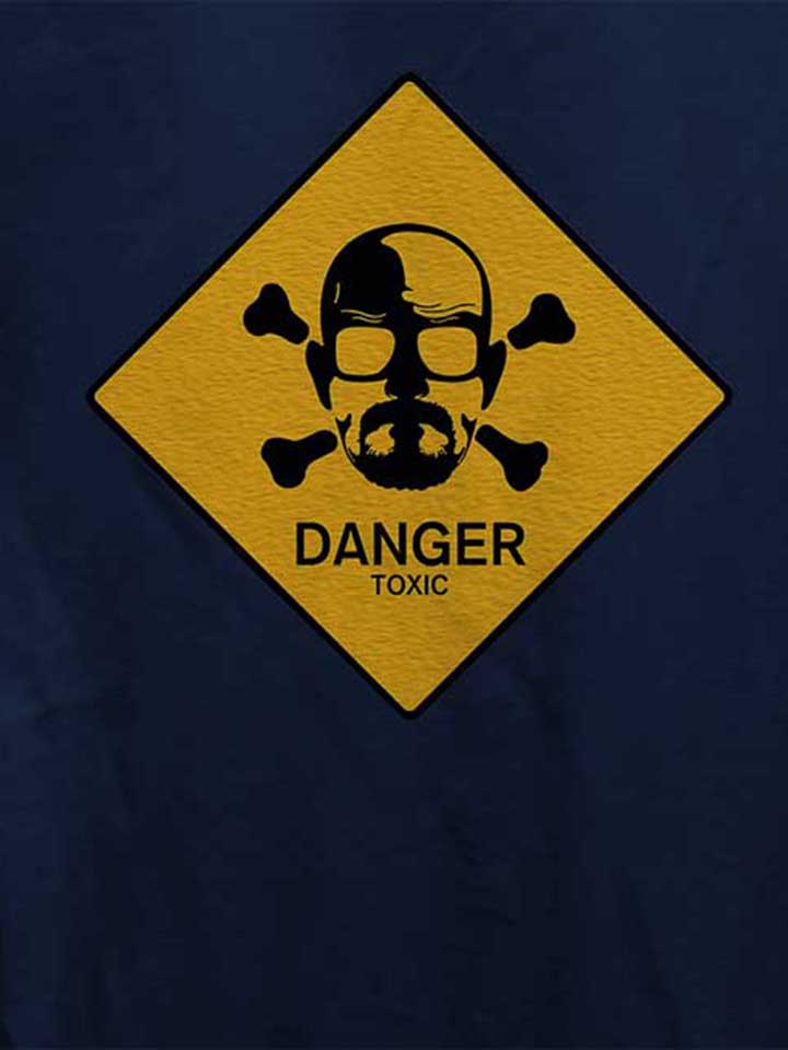danger-toxic-damen-t-shirt dunkelblau 4