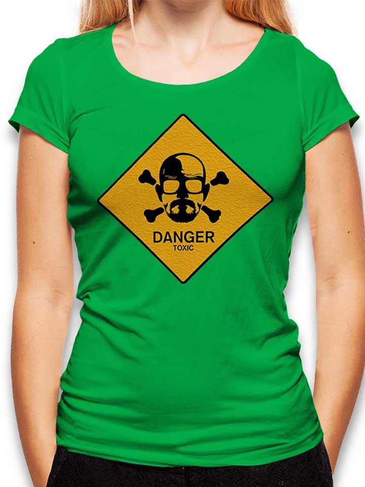 Danger Toxic T-Shirt Donna verde L