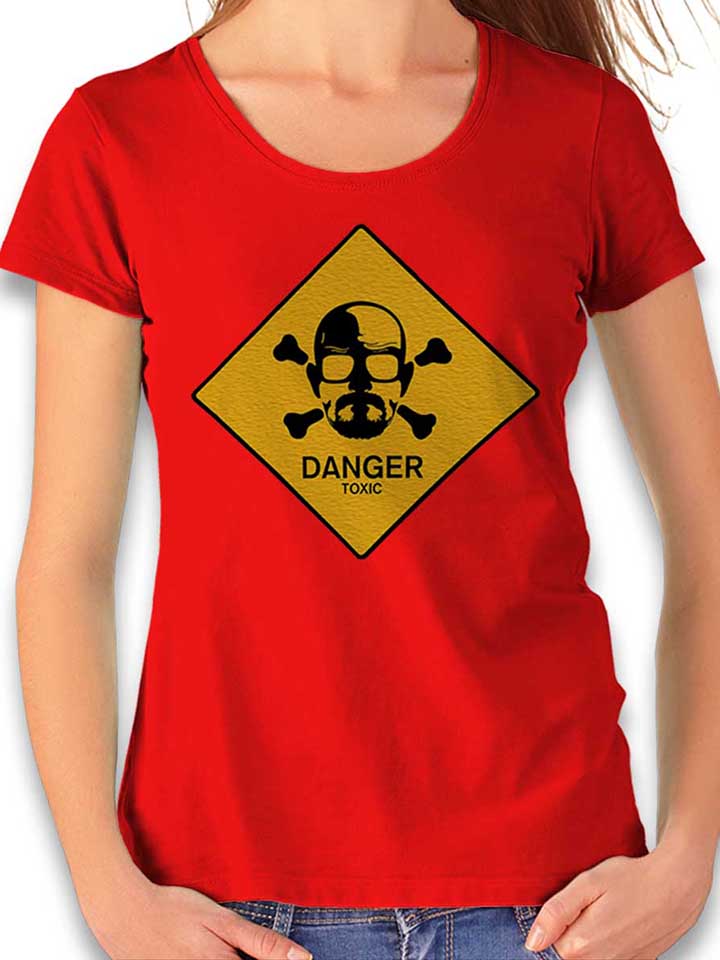 Danger Toxic Damen T-Shirt rot L