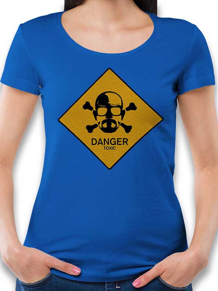 Danger Toxic Damen T-Shirt royal L