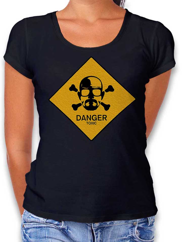 Danger Toxic Damen T-Shirt schwarz L