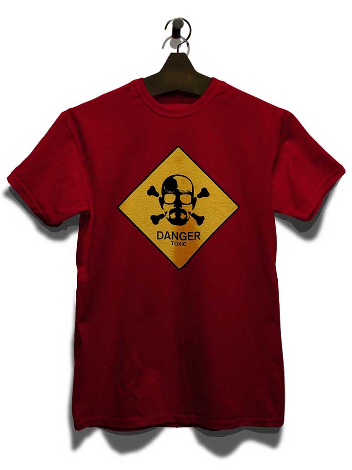 danger-toxic-t-shirt bordeaux 3