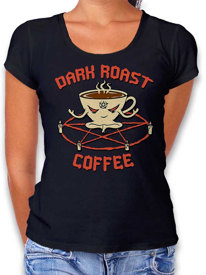 Dark Roast Coffee Damen T-Shirt schwarz L