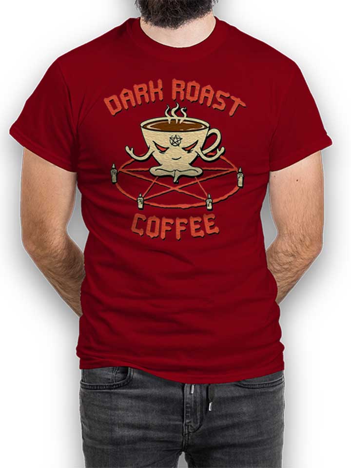 Dark Roast Coffee T-Shirt bordeaux L