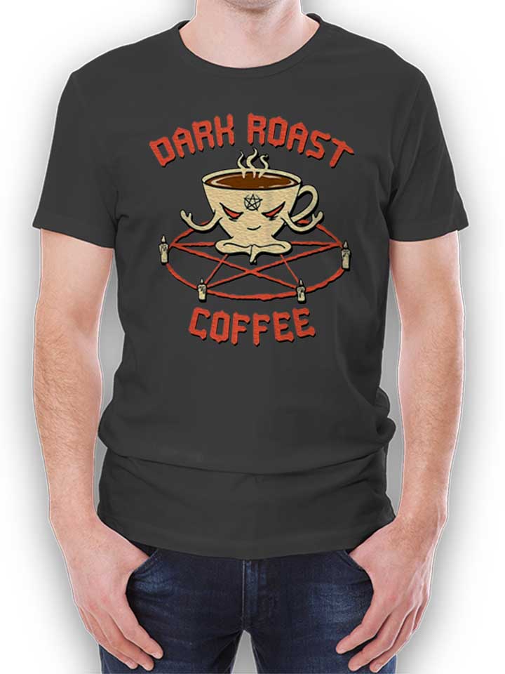 Dark Roast Coffee T-Shirt dunkelgrau L