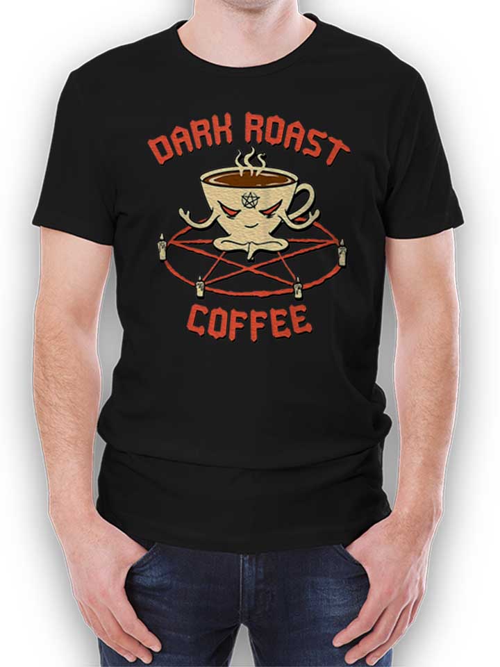 Dark Roast Coffee T-Shirt schwarz L