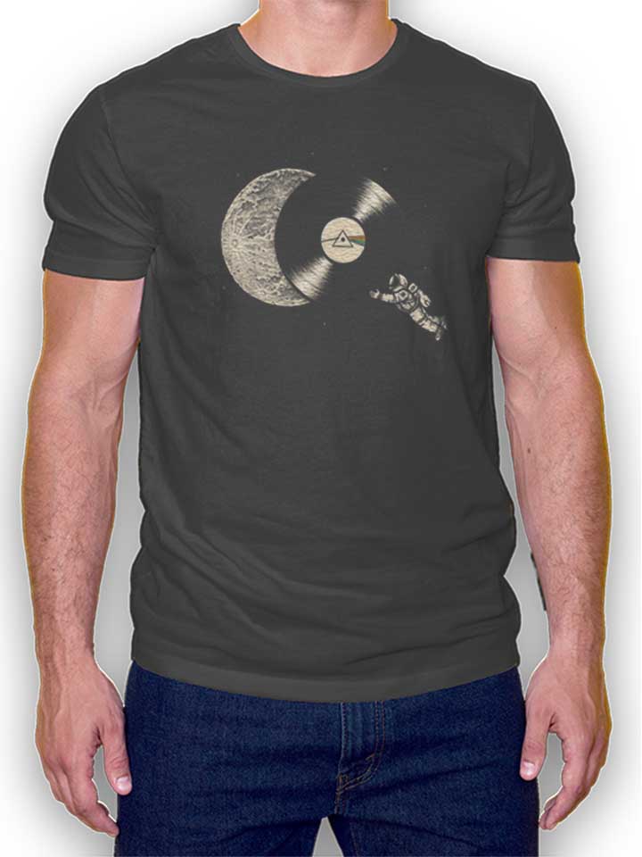 Dark Side Moon Astronaut Camiseta gris-oscuro L