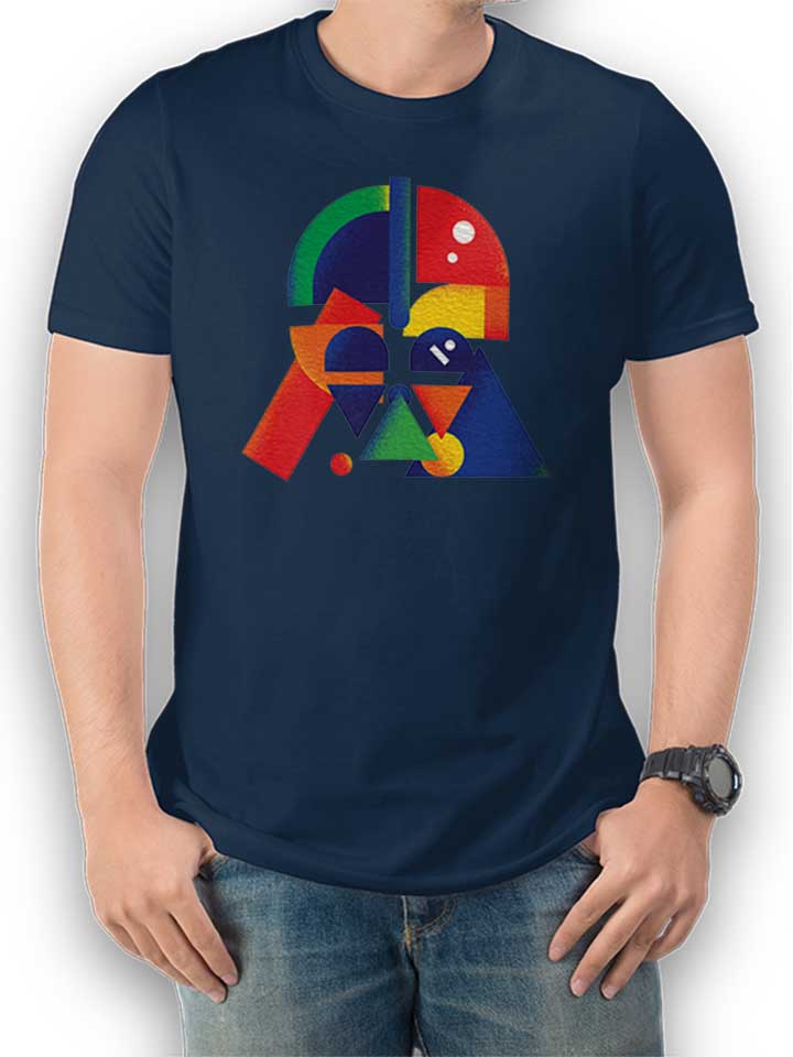 Dart Vader Art T-Shirt blu-oltemare L