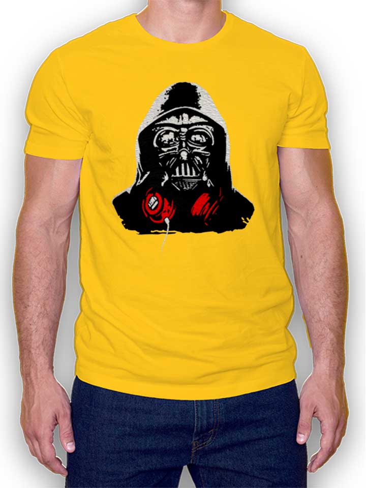 Darth Vader Dj T-Shirt gelb L