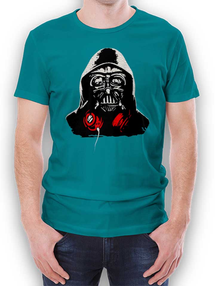 Darth Vader Dj Camiseta turquesa L