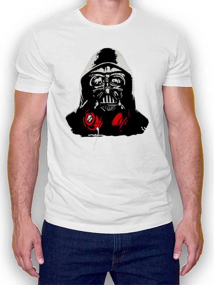 Darth Vader Dj T-Shirt weiss L
